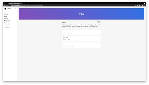 Hashicorp Scorecard App background section